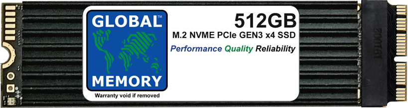 512GB M.2 PCIe Gen3 x4 NVMe SSD WITH HEATSINK FOR MAC PRO 2013 - Click Image to Close